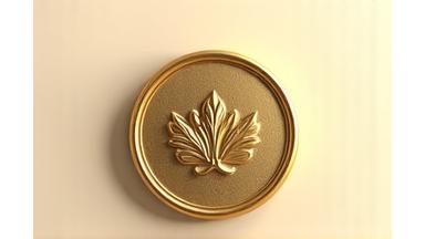 A stylized badge or seal representing horticultural certification for professional recognition